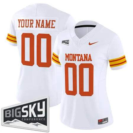 Women's Montana Grizzlies White 1995 Throwback Vapor F.U.S.E. Limited Custom Jersey