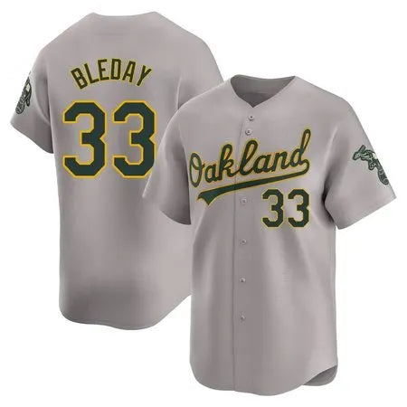 Men's Oakland Athletics #33 JJ Bleday
Gray Home Replica Jersey
