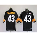 Steelers #43 Troy Polamalu Black Stitched Youth NFL Jersey