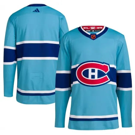 Men's Montreal Canadiens Blank
Blue 2022-23 Reverse Retro Stitched Jersey