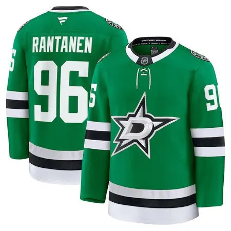 Men's Dallas Stars #96 Mikko Rantanen Kelly Green Home Premium Jersey