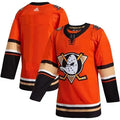 Men's Anaheim Ducks Blank Orange Stitched Premium Jersey