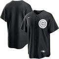 Men's Chicago Cubs
Black Lights Out Replica Jersey