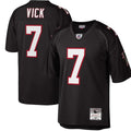 Men's Atlanta Falcons #7 Michael Vick 2002 Black Stitched Jersey