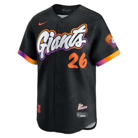 Men's San Francisco Giants #26 Matt Chapman
Anthracite 2025 City Connect Limited Jersey