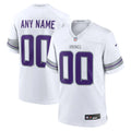 Men's Minnesota Vikings Nike White Alternate Game Custom Jersey