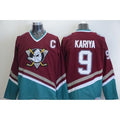 Men's Anaheim Ducks Custom Red Stitched Jersey