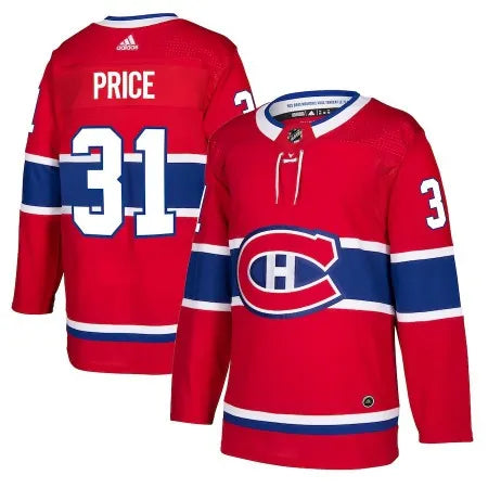 Men's
Montreal Canadiens #31 Carey Price Red Stitched NHL Jersey