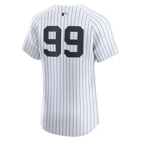 Men's New York Yankees #99 Aaron Judge
White 2024 World Series Home Elite Player Jersey
