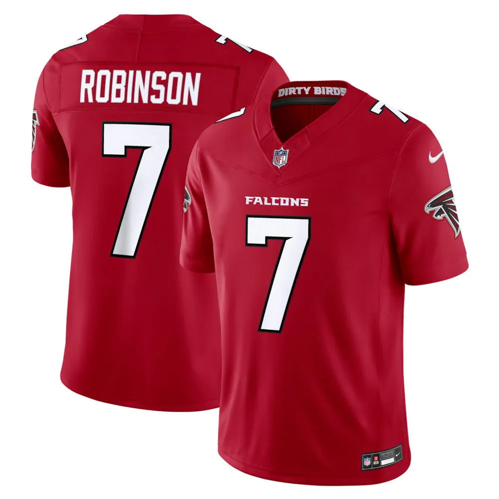 Men's Atlanta Falcons #7 Bijan Robinson Nike Red Vapor F.U.S.E. Sewn Down Limited Jersey