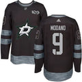 Stars #9 Mike Modano Black 1917-2017 100th Anniversary Stitched NHL Jersey