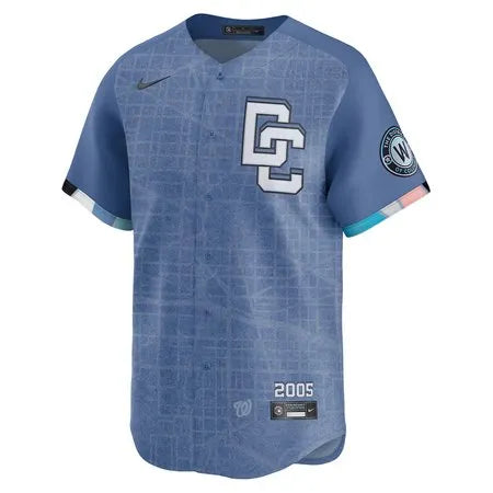 Men's Washington Nationals #5 CJ Abrams
Blue 2025 City Connect Limited Jersey