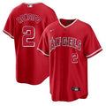 Men's Los Angeles Angels #2 Luis Rengifo
Red Home Replica Jersey