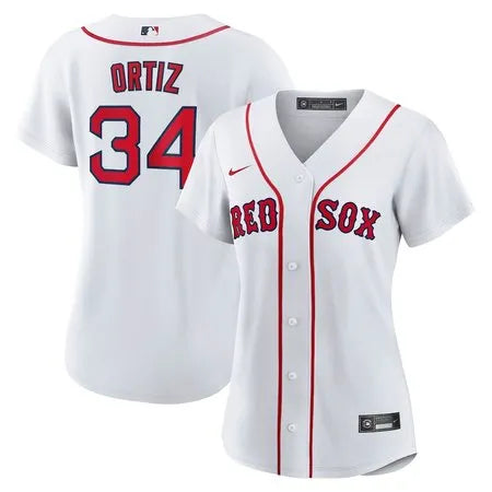 Women's Boston Red Sox #34 David Ortiz
White Home Replica Jersey