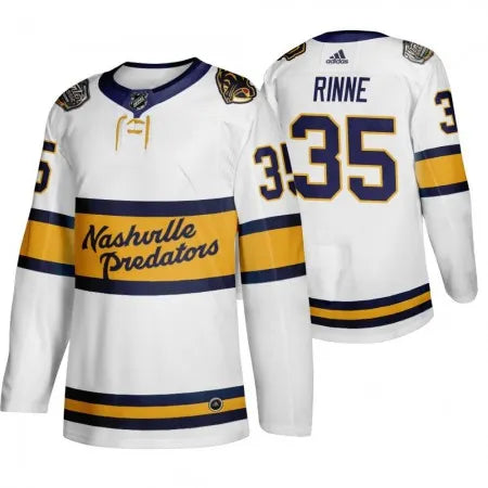 Men's
Nashville Predators #35 Pekka Rinne White Stitched NHL Jersey