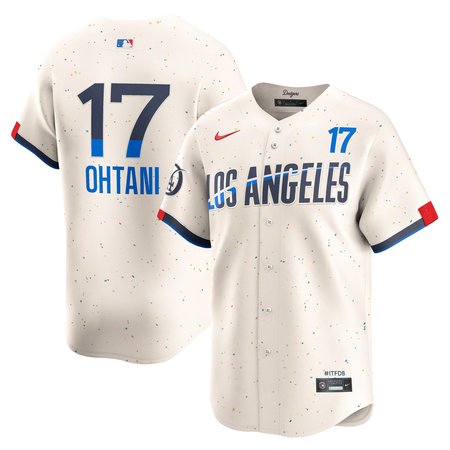 Men's Los Angeles Dodgers #17 Shohei Ohtani
Cream 2024 City Connect Limited Player Jersey