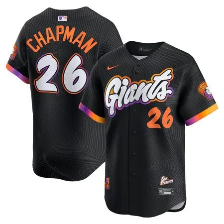 Men's San Francisco Giants #26 Matt Chapman
Anthracite 2025 City Connect Limited Jersey