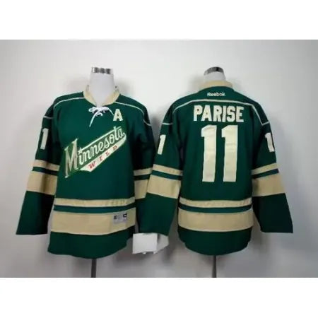 Men's Minnesota Wild Custom Green Stitched Jersey G130