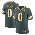 Men's Green Bay Packers #0 Matthew Golden Green 2026 Rivalries Collection Game Jersey