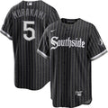 Men's Chicago White Sox #5 Munetaka Murakami Black Alternate Southside Jersey NET2