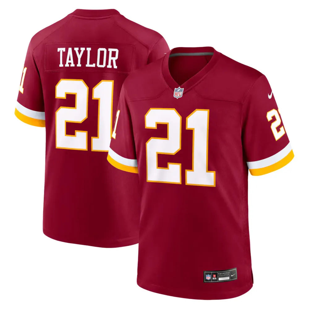 Men's Washington Commanders #21 Sean Taylor Nike Burgundy Retired Player Game Jersey