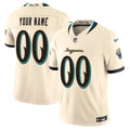 Men's Jacksonville Jaguars Cream 2026 Rivalries Collection Vapor F.U.S.E. Limited Custom Jersey