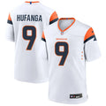 Men's Denver Broncos #9 Talanoa Hufanga White Alternate Game Jersey